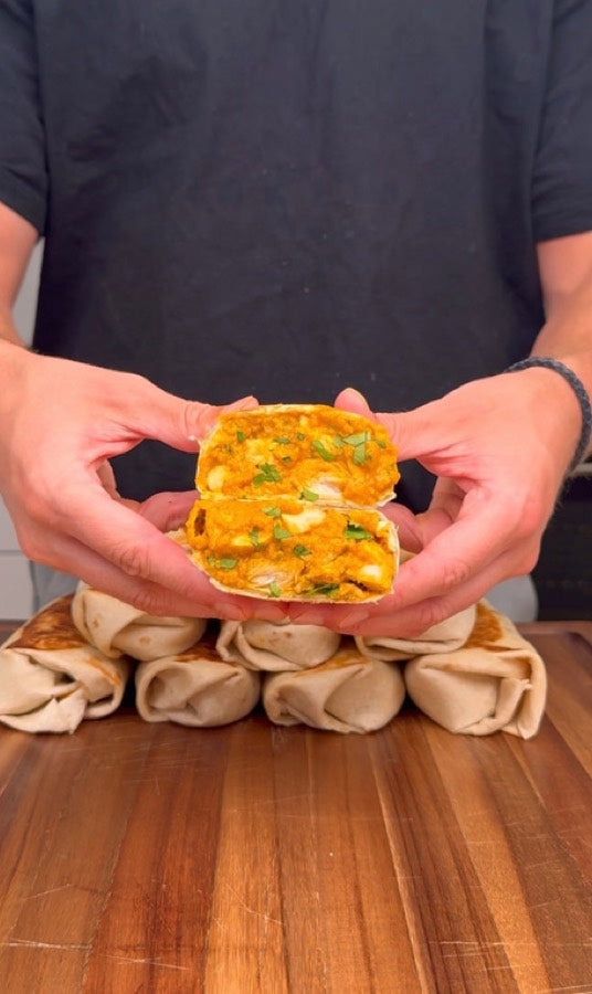 Tikka Masala Burritos